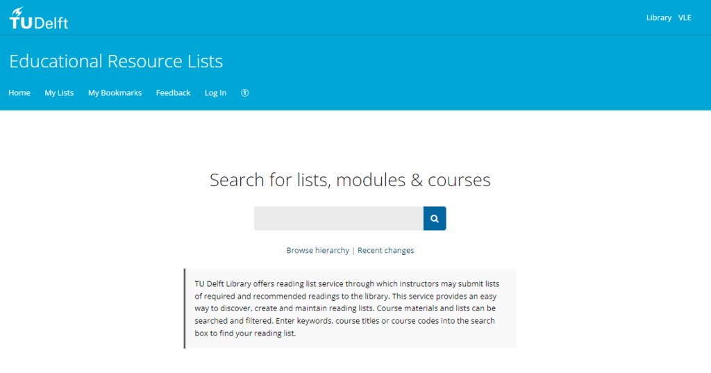 Educational Resource Lists